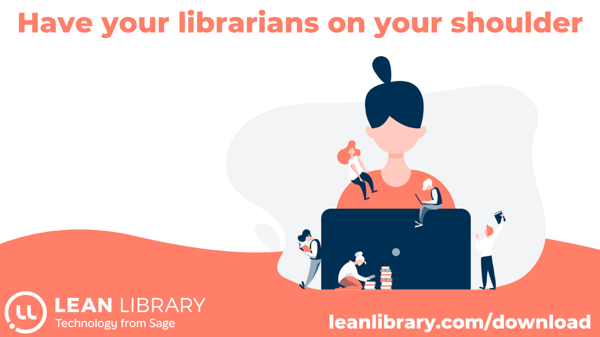 Have your librarians on your shoulder (add university logo)